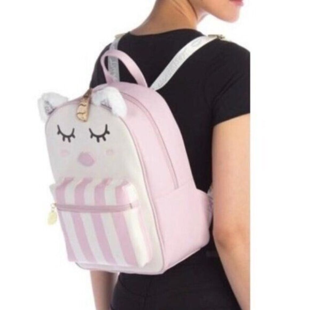 LUV BETSEY Maggie Faux Fur‎ Unicorn Backpack